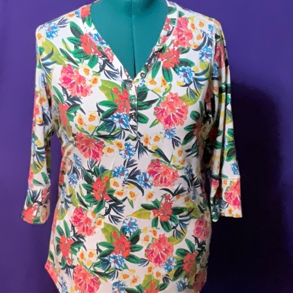 Relativity Tops - Relativity women’s 3/4 sleeve top, size 1X